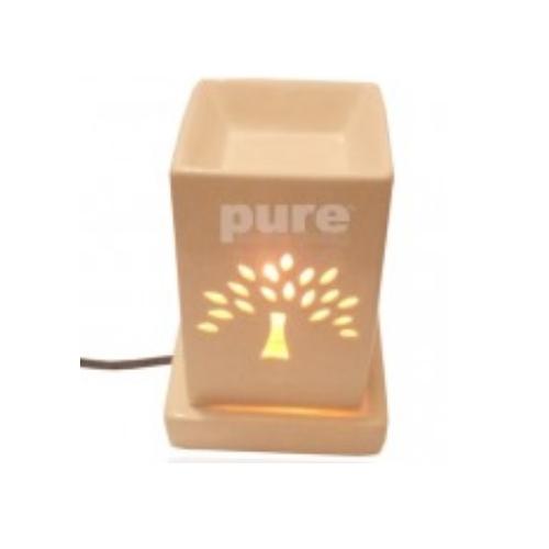 Pure Source 7 Inch Cermic Electric Square Arome Diffuser, PSI-EA- 02-SQ